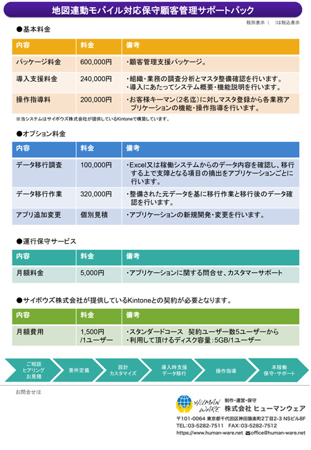 設定記入用紙